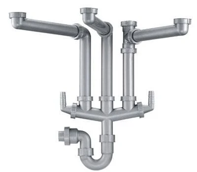 Franke Siphon 3 Plumbing Kit For 3 Bowl Kitchen Sinks - 112.0083.810