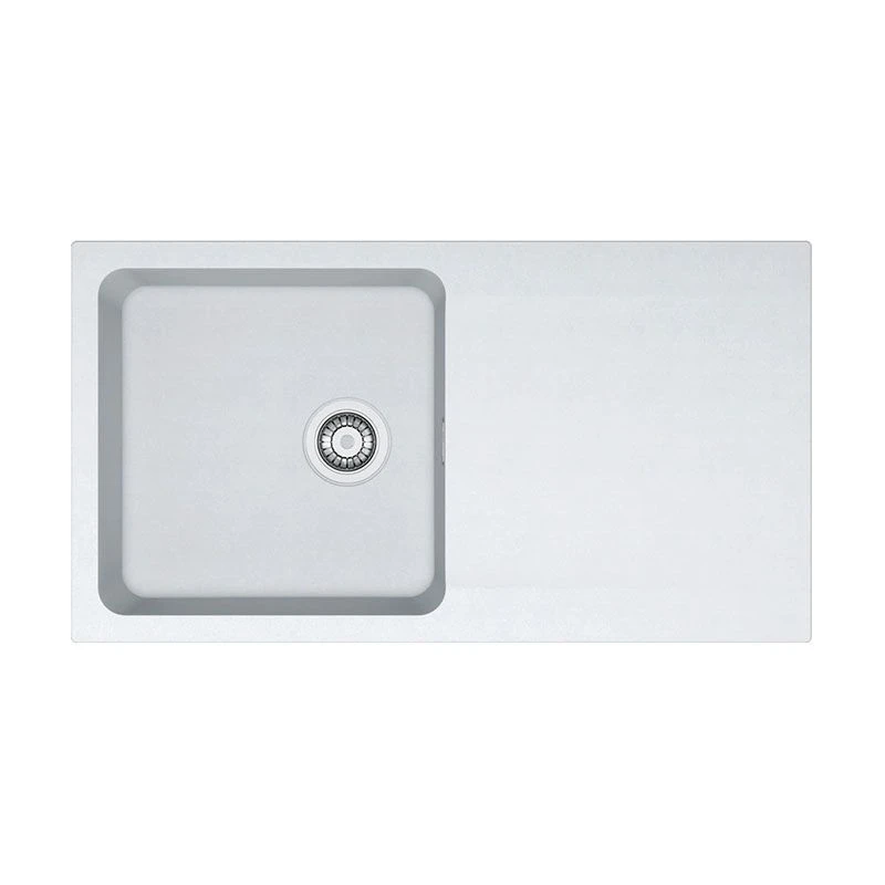 Franke Orion 1 Bowl Inset Tectonite Kitchen Sink Reversible OID 611-94 - Polar White - 114.0381.756
