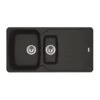 Franke Antea Fragranite 1.5 Bowl Inset Kitchen Sink Reversible AZG 651-97 - Onyx - 114.0532.314