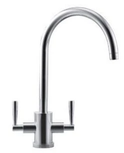 Franke Olympus J-Spout Kitchen Tap - Decor Steel - 115.0049.979