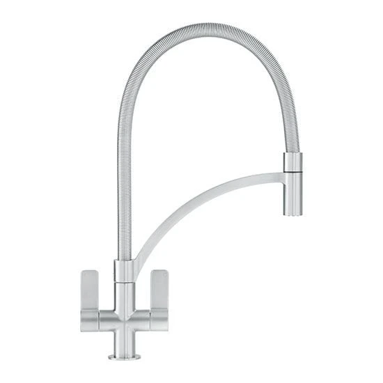 Franke Wave Pull Out Kitchen Mixer Tap - Decor Steel - 115.0277.035