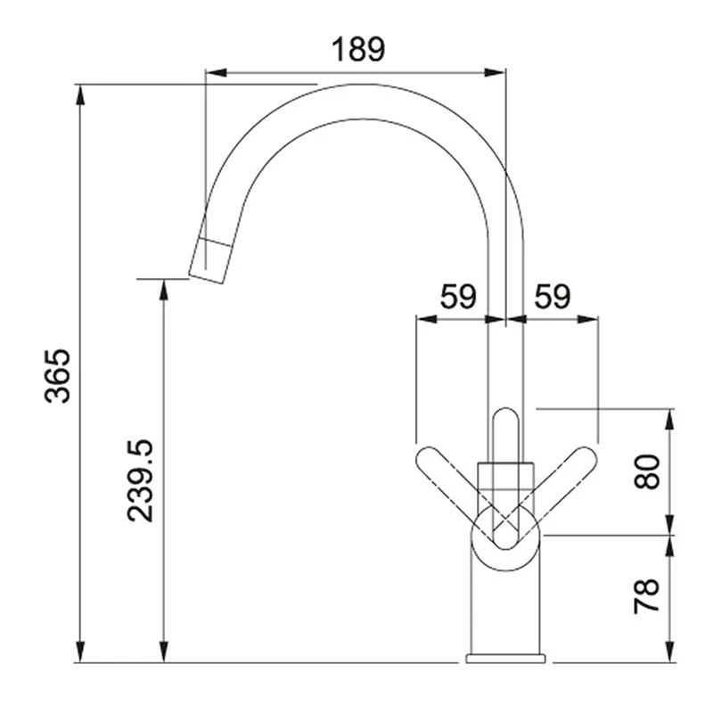 Franke Minerva Original 3-in-1 Manual Kitchen Tap - Chrome - 119.0518.861 - Image 3