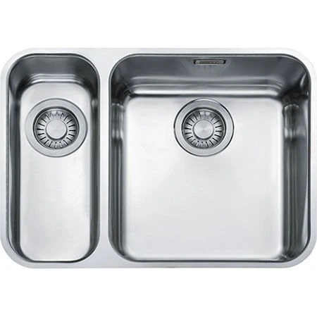 Franke Largo 1.5 Bowl Undermount Sink With Left Hand Small Bowl LAX 160-36-16 - Stainless Steel - 122.0156.345