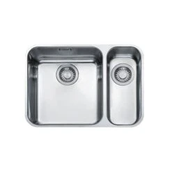 Franke Largo 1.5 Bowl Undermount Sink With Right Hand Small Bowl LAX 160-36-16 - Stainless Steel - 122.0156.346