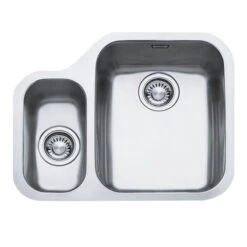 Franke Ariane 1.5 Bowl Undermount Kitchen Sink With Left Hand Small Bowl ARX 160-35-17 - Stainless Steel - 122.0154.926