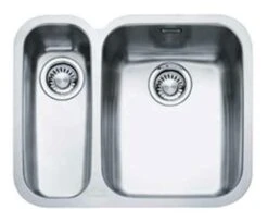 Franke Ariane 1.5 Bowl Undermount Kitchen Sink With Left Hand Small Bowl ARX 160D - Stainless Steel - 122.0154.950