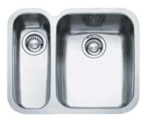 Franke Ariane 1.5 Bowl Undermount Kitchen Sink With Left Hand Small Bowl ARX 160D - Stainless Steel - 122.0154.950