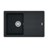 Franke Basis 1 Bowl Fragranite Inset Sink Reversible BFG 611-78 - Onyx Black - 114.0253.153