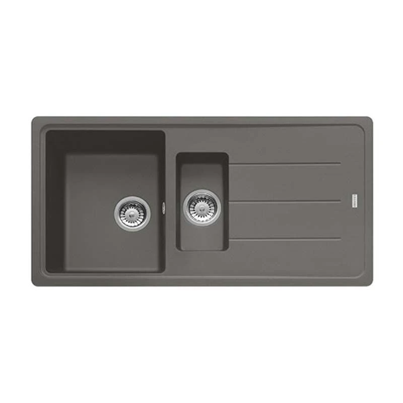 Franke Basis 1.5 Bowl Fragranite Inset Sink Reversible BFG 651 - Stone Grey - 114.0484.968