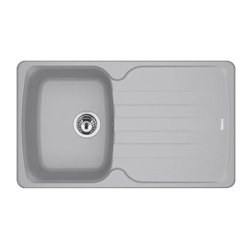 Franke Antea Fragranite 1 Bowl Inset Kitchen Sink Reversible AZG 611 78 - Stone Grey - 114.0633.738