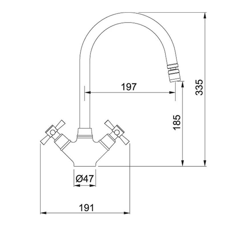 Franke Rotaflow Kitchen Mixer Tap - Chrome - 115.0251.257 - Image 2