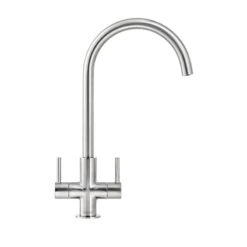 Franke Hestia J-Spout Kitchen Mixer Tap - Decor Steel - 115.0635.794
