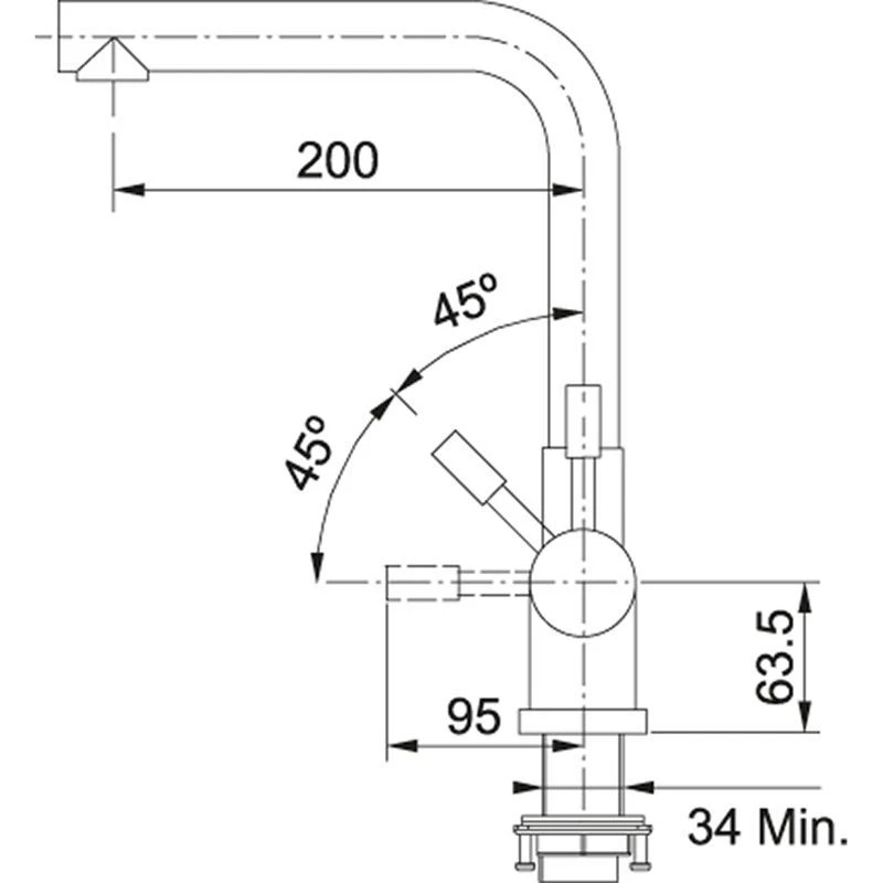 Franke Minerva Mondial 4-in-1 Electronic Kitchen Tap - Anthracite - 119.0668.074 - Image 2