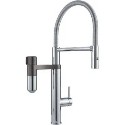 Franke Vital Capsule 3-in-1 Semi-Pro Filter Tap - Chrome/Gun Metal - 120.0621.230