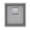 Franke Kubus 2 1 Bowl Undermount Fragranite Kitchen Sink KNG 110-37 - Stone Grey - 125.0633.733