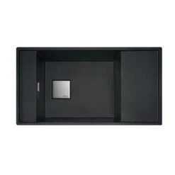 Franke Fresno Fragranite 1 Bowl Undermount Kitchen Sink FSG 111 - Onyx - 135.0522.725