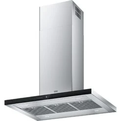 Franke Avant Silence Island FTLN I H45 A90 - Stainless Steel/Glass Black - 325.0657.268