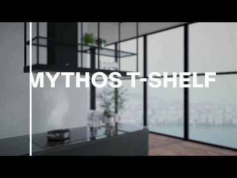 Franke Mythos T-Shelf Island Cooker Hood 180cm - FMY BK MATT F180 FRANKE - Matt Black - 325.0678.073 - Image 5