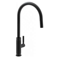 Franke Tessuto Single Lever Pull-Down Nozzle Tap - Matt Black - 115.0691.518