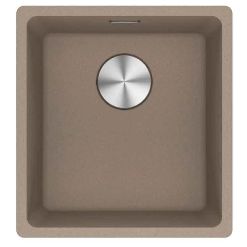 Franke Maris 1 Bowl Undermount Fragranite Kitchen Sink MRG 110-37 - Oyster - 125.0688.502