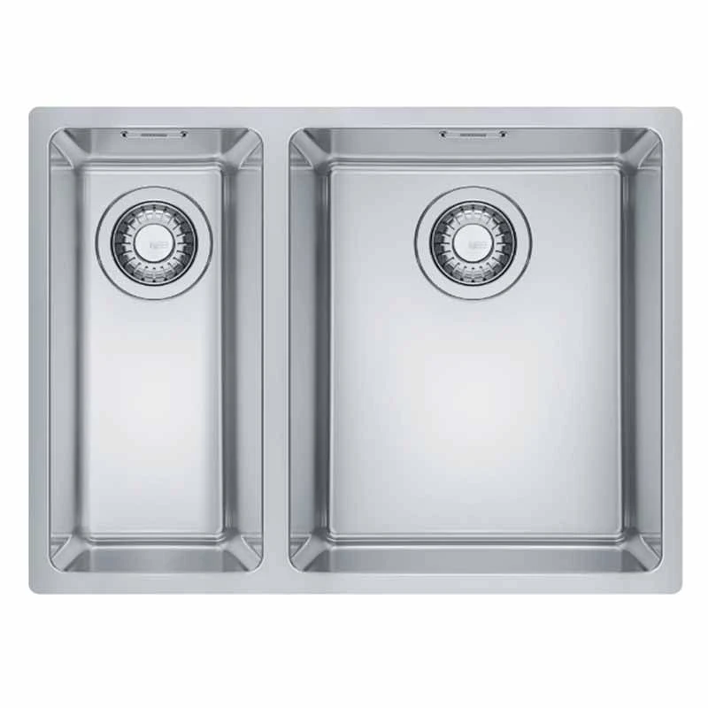 Franke Maris 1.5 Bowl Inset Kitchen Sink With Left Hand Small Bowl MRX 260 34-19 - Stainless Steel - 127.0553.963