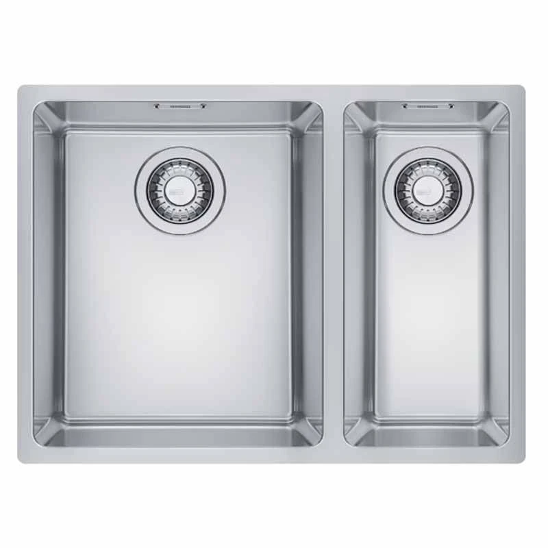 Franke Maris 1.5 Bowl Inset Kitchen Sink With Right Hand Small Bowl MRX 260 34-19 - Stainless Steel - 127.0570.247