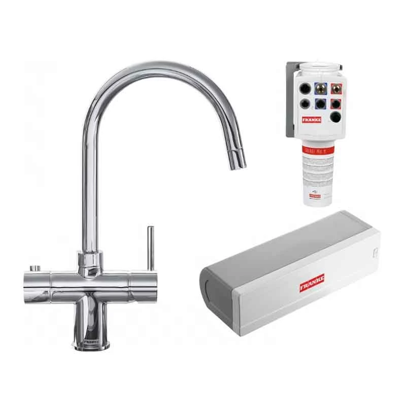 Franke Minerva Original 3-in-1 Manual Kitchen Tap - Chrome - 119.0518.861 - Image 2
