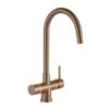 Franke Minerva Helix 4-in-1 Electronic Kitchen Tap - Copper - 119.0625.398