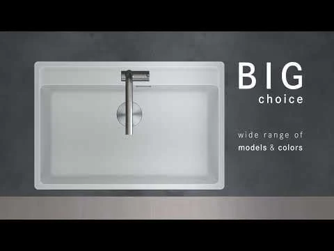 Franke Maris 1 Bowl Undermount Fragranite Kitchen Sink MRG 110-52 - Polar White - 125.0688.505 - Image 3